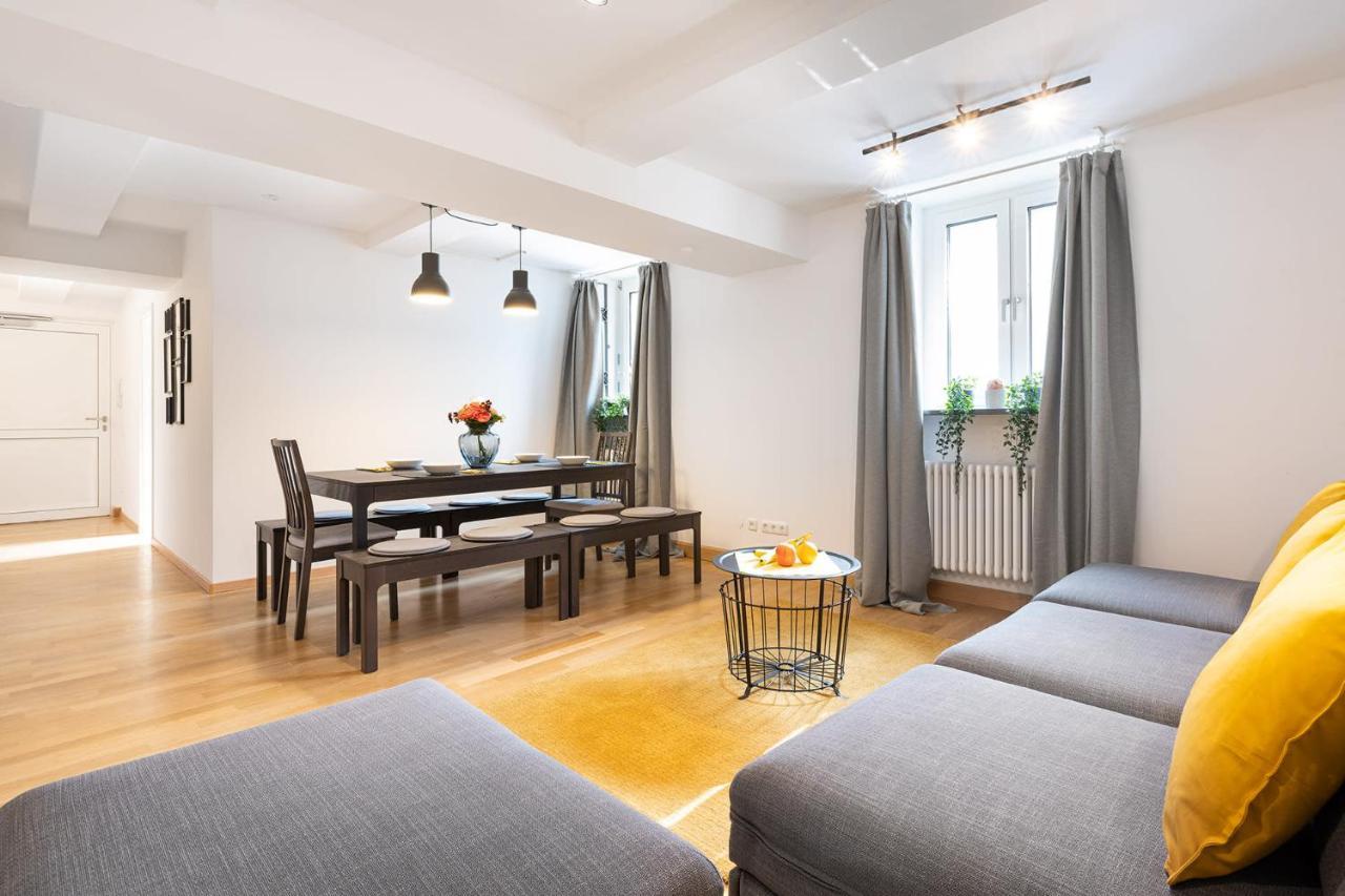 Marienplatz Apartment 2 Bedrooms Living Room Kitchen 뮌헨 외부 사진