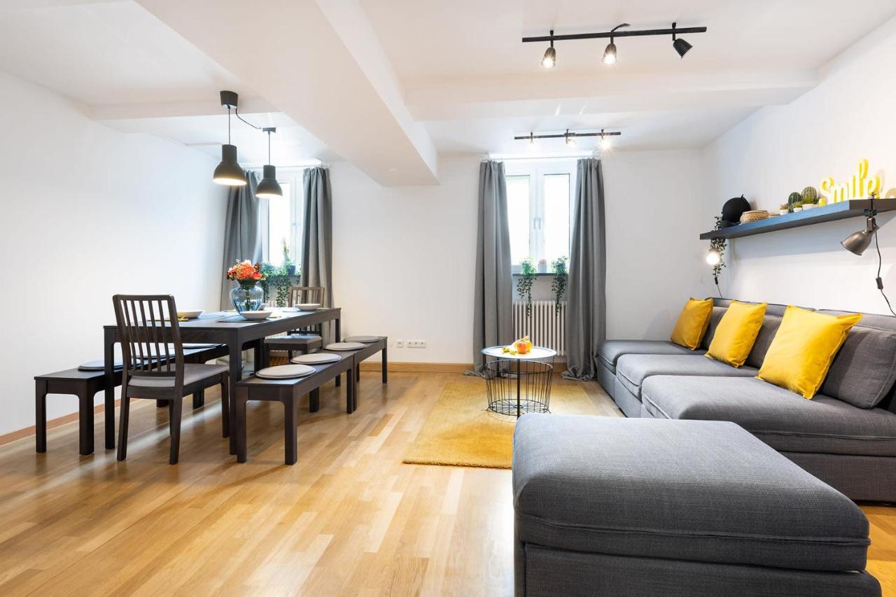 Marienplatz Apartment 2 Bedrooms Living Room Kitchen 뮌헨 외부 사진